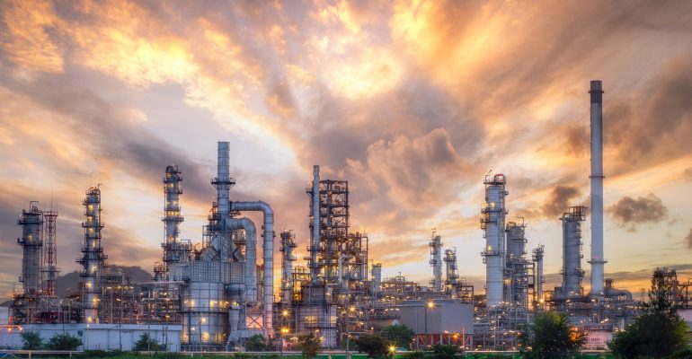 Close,Up,Industrial,View,a,Equipment,Of,Oil,Refining,oil,And,Gas
