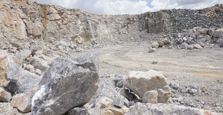 Open-cast,Quarry,,Limestone,Mining.